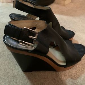 Black Michael Kors Wedges